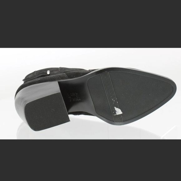 NEW Naturalizer Womens Black Fashion LEATHER Boots Size 8.5 (Wide) Fenya - Picture 5 of 7